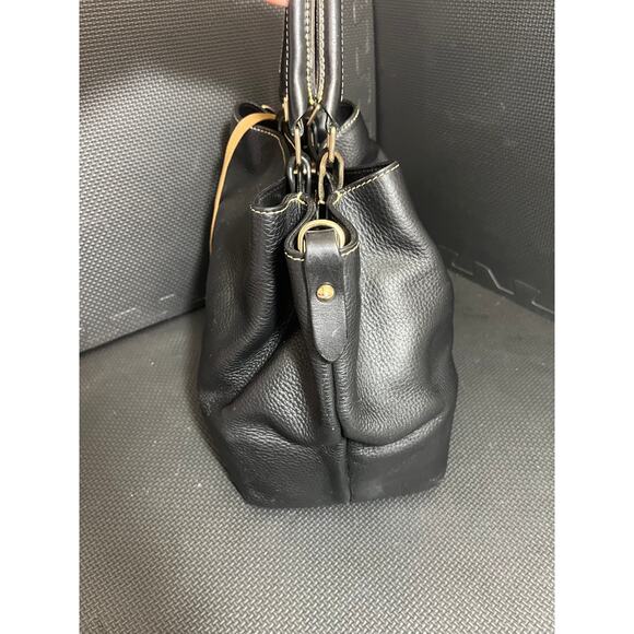 Dooney & Bourke Handbag Large Pebbled BARLOW Black Leather Purse Travel - Picture 5 of 15